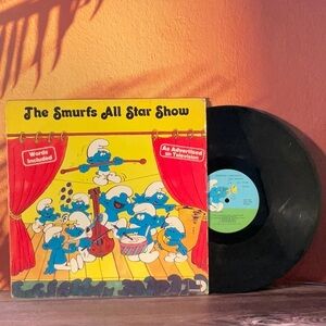 Vintage Smurf All-Star Show Vinyl Record | Collectible